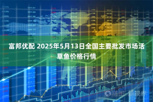 富邦优配 2025年5月13日全国主要批发市场活草鱼价格行情